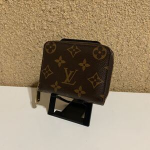 美品　 LOUIS VUITTON ルイヴィトン モノグラム　ジッピーコインパース　小銭入れ　財布　 ブラウン系