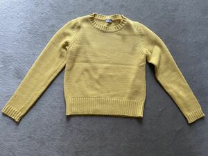 Marella マレーラ　ニットセーター　ダークイエロー　カラシ色　レディースSサイズ