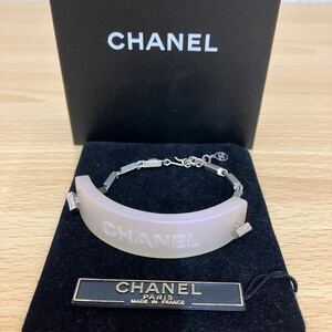 シャネル CHANEL プレート ロゴ チェーン ブレスレット ヴィンテージ 