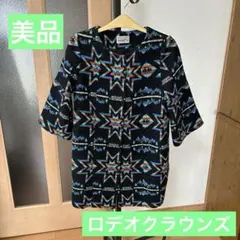 美品　ロデオクラウンズ　ノーカラージャケット　おしゃれデザイン　M