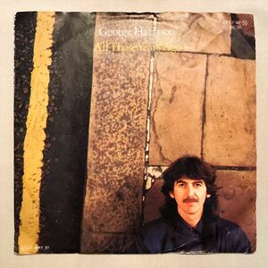 ◆ドイツORG◆ GEORGE HARRISON / ALL THOSE YEARS AGO ◆