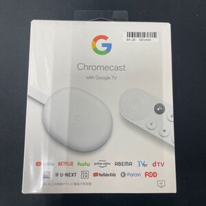 ☆新品未開封☆Google☆Chromecast with Google TV 4K GZRNL ☆8426001404