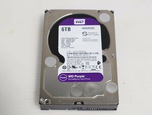 60☆動作品 WesternDigital WD60PURZ 6TB HDD 3.5インチ★3P-019