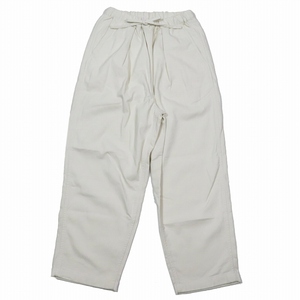 エリオポール heliopole COTTON DOUBLE FACE WIDE PANTS コットンダブルフェイス ワイドパンツ 36 アイボリー 22003018066HN/9 レディース