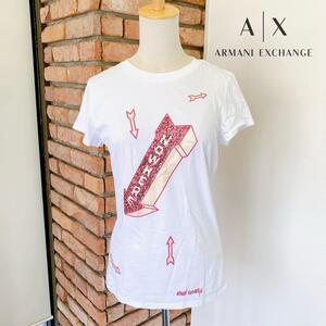 3442 美品　アルマーニ　ARMANI　レディース　半袖　Tシャツ　M