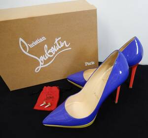 k-790/Christian Louboutin パンプス ハイヒール/37(目安：23.5cm)/PIGALLE PLATO 120/パープル レッド レアカラー/クリスチャンルブタン