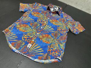 volcom☆ヴォルコム☆ボルコム☆アロハシャツ☆半袖 ☆総柄☆XS☆送料無料