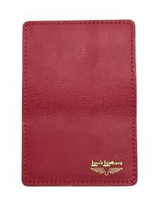 未使用品 Lewis Leathers Card Case Red Horse ルイスレザー カードケース レッド ホースハイド 馬革