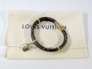 LOUIS VUITTON★ルイ・ヴィトン　M6640E　カデナ　モノグラム　ブレスレット★S11428