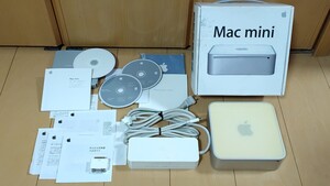 【倉庫整理】通電確認済み Apple アップル Mac mini マックミニ A1176 1.83GHz MA608J/A 電源アダプター A1178 元箱付き 4547597546383 