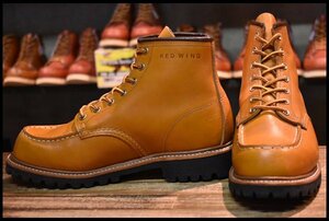 【8E 良品 19年】レッドウィング 9879 アイリッシュセッター ゴールドラセット モック ビブラムソール ブーツ redwing HOPESMORE