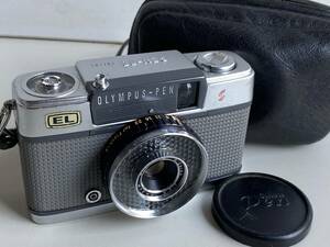 Ct662◆OLYMPUS オリンパス◆フィルムカメラ PEN-EE カメラ 光学機器 olympus D.Zuiko 1:2.8 f=3cm ボディ ケース付