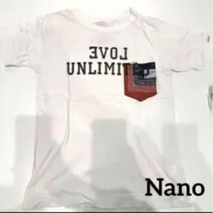 Nano ナノ Tシャツ U半袖 ロゴ