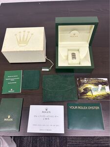  ロレックス ROLEX 内箱 外箱 空箱 付属品　コマ3【1円スタート】 BOX 冊子 ボックス モスグリーン