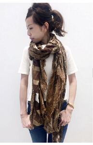 L’AppartementアパルトモンCONTILEONI PAISLEYMODULE CASHIMERE STOLE