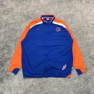 XL ナイキ 90s ナイロンジャケット BOISE STATE オレンジ 青色