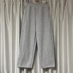 【美品】UNIQLO C スウェットワイドパンツ S グレー