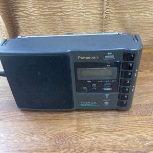 【Panasonic ラジオ】ポータブルラジオ コンパクトラジオ パナソニック RADIO 動作確認済【B7-3②】1219