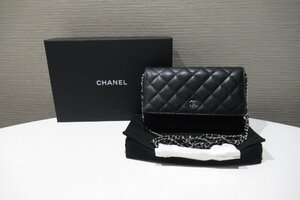 【未使用】 CHANEL シャネル クラシックチェーンウォレット AP0250 財布 ウォレット ココマーク ブラック BOX付 BRB・バッグ・財布