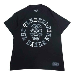 TENDERLOIN テンダーロイン T-TEE BS ボルネオスカル プリント 半袖 Tシャツ ブラック系 L【中古】