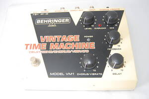 ★貴重★簡易音出しチェック済み★ BEHRINGER ベリンガー VINTAGE TIME MACHINE VM1 エフェクター アナログディレイ #OM-161