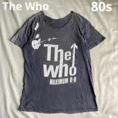 80s ザ フー The Who 1989コピーライト 両面プリント バンドT