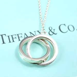 Tiffany & Co ティファニー ダブルサークル1837 ネックレス スターリングシルバー925 銀 4.9g レディース 女性 正規品 箱付き 129466