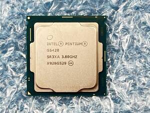 #1376 Intel Pentium G5420 SR3XA (3.80GHz/ 4MB/ LGA1151) 保証付