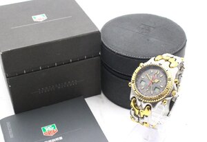 【ト石】 TAG HEUER タグホイヤー セル セナモデル クロノグラフ CG1122-0 メンズ コマ・ケース・箱付き EAZ01EWH35