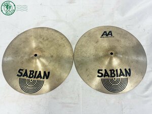 2410606427　★ SABIAN セイビアン Rock Hats 14/36cm ハイハットシンバル ドラム 打楽器 現状品 中古