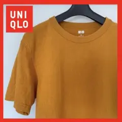 【大人気】クルーネックT オレンジ　M UNIQLO U