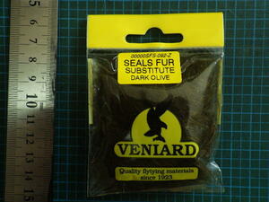 ビニアード　シールズファー　サブ　ダークオリーブ　seals fur substitute veniard社