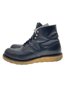 RED WING◆レースアップブーツ・6インチクラシックプレーントゥ/US8/BLK