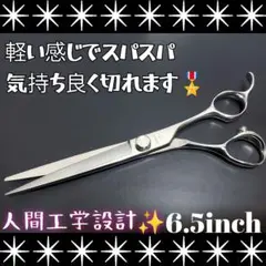 スパスパ切れる理美容師サロン用シザーカットバサミハサミ✨トリマートリミングにも可