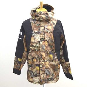 ★ シュプリーム × ノースフェイス 16AW Mountain Light Jacket Leaves マウンテン ライト ジャケット 枯れ葉 M NP51601I (0220409062)