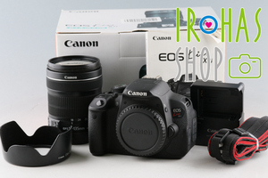 Canon EOS Kiss X7i + EF-S 18-135mm F/3.5-5.6 IS STM Lens With Box #52258L3