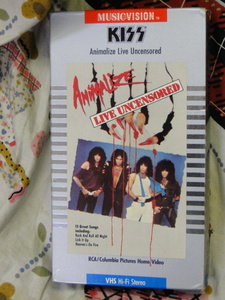 KISS - ANIMALIZE LIVE UNCENSORED VHS 