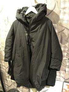 NILOS ニルズ OVERTUCK PADDING HOODED COAT 680COM4 サイズ1 ブラック　FK