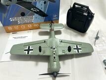 バッテリー3本 モード1送信機 ドイツFW190 戦闘機 Futaba S-FHSS OpenTX 対応 ジャイロ RCラジコン電動ミニ飛行機 RTF Volantex 低電圧警告