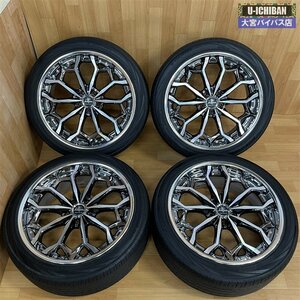 Weds クレンツェ ジルドーン 20インチ 8.5J +37 5H 114.3 & ヨコハマ RV-02 245/40R20 99W 4本 ～30系 アルファード ヴェルファイア等 004