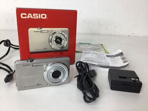 ●営SR428-60【通電確認済】CASIO カシオ EXILM EX-ZS10 4.6-23mm 1:3.2-6.5 シルバー コンパクトデジタルカメラ 箱付き 取扱説明書付