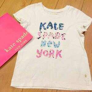 kate spade　ケイト・スペード　ケイトスペード プリント Tシャツ 140㎝　 ロゴプリント　