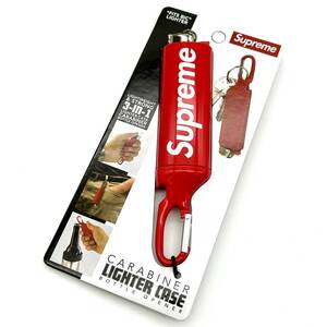 AY1622■【未使用】Supreme シュプリーム LIGHTER CASE ライターケース CARABINER カラビナ BOTTLE OPENER ボトルオープナー