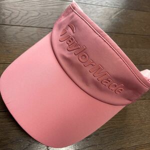 送料無料TaylorMadeテーラーメイドWOMENSハイクラウン着脱リボンサンバイザーバックGOMSTRETCH吸水速乾拡散DRY替リボン付PINK(お買得)新品