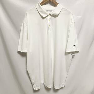 NIKE GOLF ナイキ ゴルフ ポロシャツ 3XL ビッグサイズ ホワイト ゴルフウェア DRI FIT