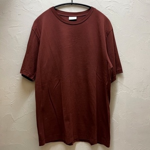 Dries Van Noten ドリスヴァンノッテン 赤茶 無地Ｔシャツ sizeM 【代官山04】