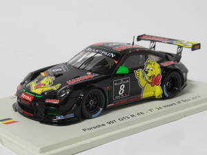 1/43 ポルシェ 997 GT3R HARIBO #8 スパ24時間 2012