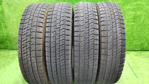 中古 ブリヂストン タイヤ 155/80R13 VRX2 2021年製 スタッドレス 冬タイヤ 4本セット