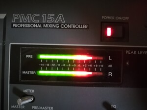 ☆Vestax DJミキサーPMC-15A 動作品 出入力確認済 ヴィンテージ 当時物