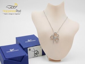 スワロフスキーSWAROVSKI　クローバー　ネックレス　送料無料